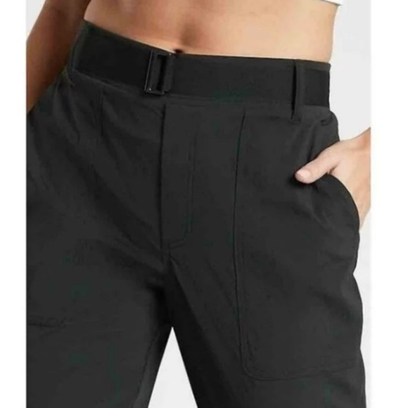 ATHLETA TREKKIE BELTED PANT in Black - Picture 3 of 9